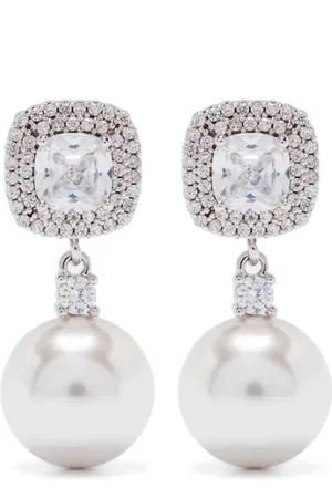 Self-Portrait Pearl-detailing earrings