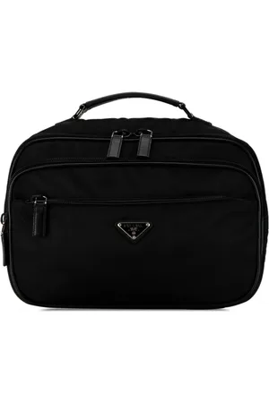 Prada 2013-2023 Saffiano Trimmed Tessuto vanity bag