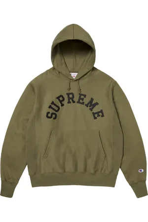 Supreme X Champion® "SS 25 - Olive" hoodie