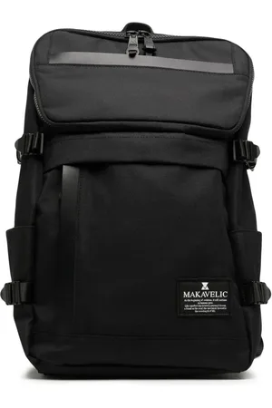 Makavelic Multiple patch pockets logo-detail backpack