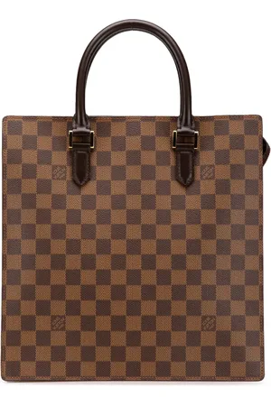 LOUIS VUITTON 1998 Damier Ebene Venice Sac Plat tote bag