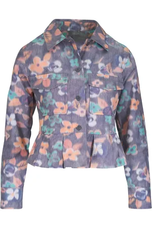 ODEEH Floral-print jacket