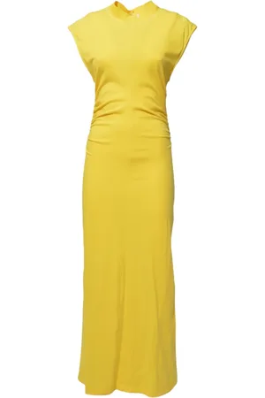 Msgm Logo-embroidered maxi dress