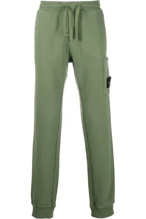 Stone Island Tapered fleece track trousers