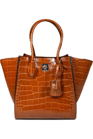 ERMANNO SCERVINO Croc-embossed tote bag