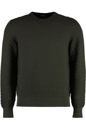 DRUMOHR Diamond-jacquard cotton sweater