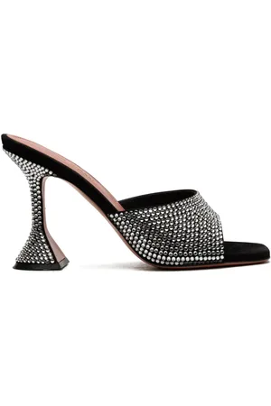 Amina Muaddi Lupita 60mm suede sandals