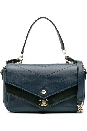 CHANEL 2018-2019 Mini Quilted Sheepskin Double Chevron Flap satchel
