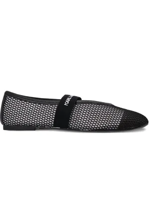 Karl Lagerfeld Mesh ballerina shoes