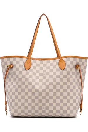 LOUIS VUITTON 2015 Damier Azur Neverfull MM tote bag