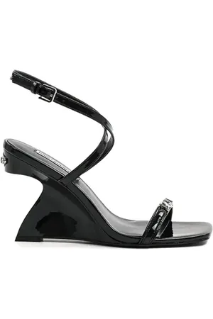 Karl Lagerfeld 90mm logo-appliqué sandals