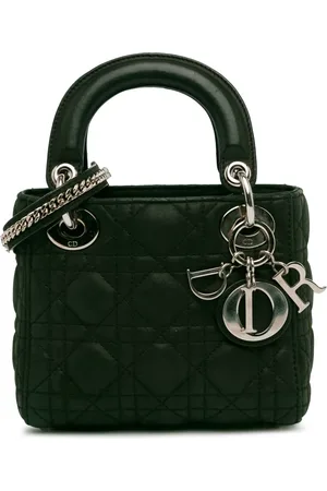 Dior 2015 Mini Iridescent Cannage Lady Dior satchel