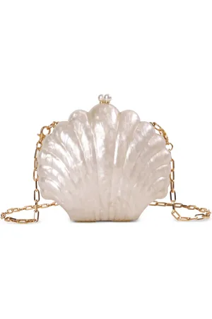 Estile Seashell pearlescent-finish mini bag