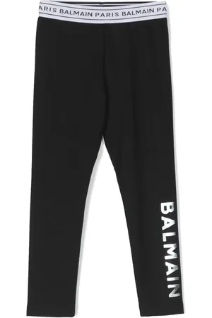 Balmain Logo panel leggings