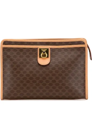 Céline 2014 Macadam Coated Canvas clutch bag