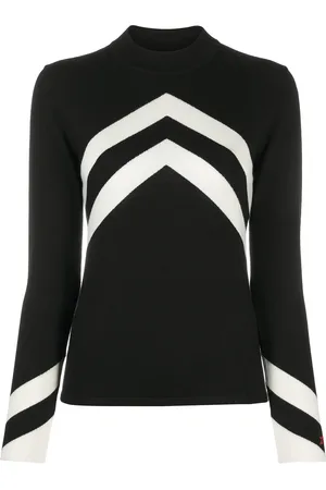 Perfect Moment Chevron knit mock neck jumper
