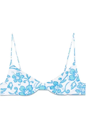 Sundek Floral-print bikini top