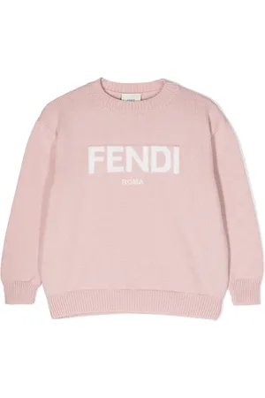 Fendi Logo-jacquard virgin wool jumper