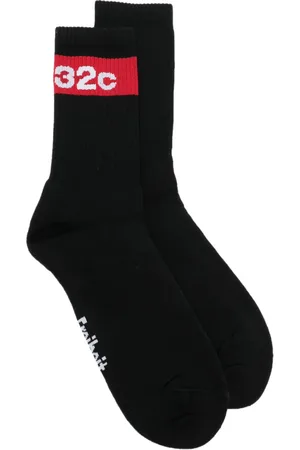 032c Logo-print knit socks