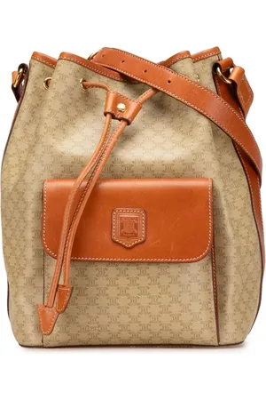 Céline 1995 Macadam Coated Canvas bucket bag