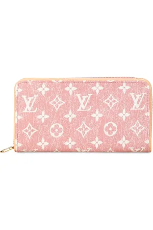 LOUIS VUITTON 2021-2023 Monogram Denim Jacquard Zippy Wallet long wallets