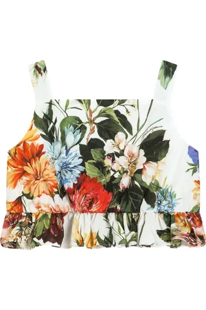 Dolce & Gabbana Floral-print cotton top