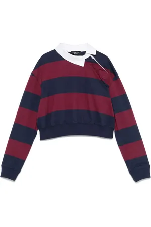 A.W.A.K.E. MODE Striped polo top