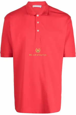 BEL-AIR ATHLETICS Logo-embroidered polo shirt