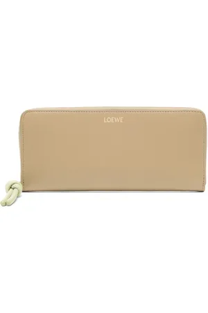 Loewe Knot zip-up leather wallet
