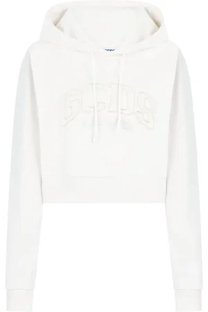 GCDS Logo-embroidered hoodie