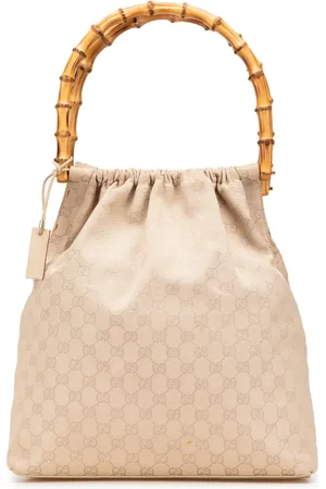 Gucci 2000-2015 GG Canvas Bamboo handbag