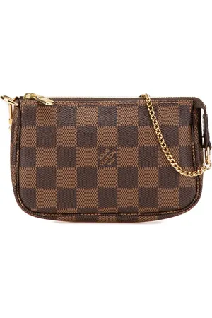 LOUIS VUITTON 2011 Damier Ebene Mini Pochette Accessoires handbag