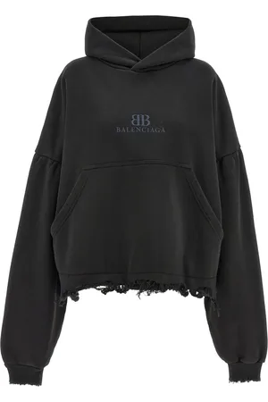 Balenciaga Logo-embroidery hoodie