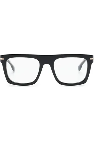 HUGO BOSS D-frame glossy-finish glasses