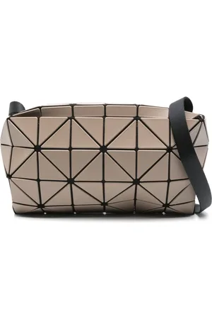 Issey Miyake Geometric-panel crossbody bag