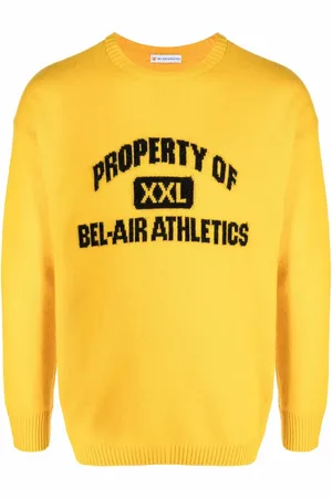BEL-AIR ATHLETICS Logo-print crew neck sweater