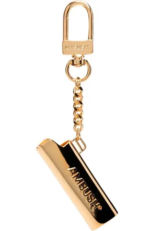 AMBUSH Lighter case brass keychain