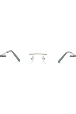 Bvlgari Transparent-design metal glasses