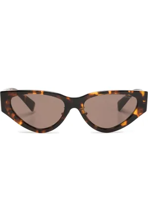 Miu Miu Logo-lettering cat-eye sunglasses