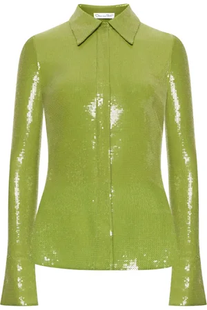 Oscar de la Renta Sequinned shirt