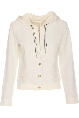 Liu Jo Bouclé hooded jacket