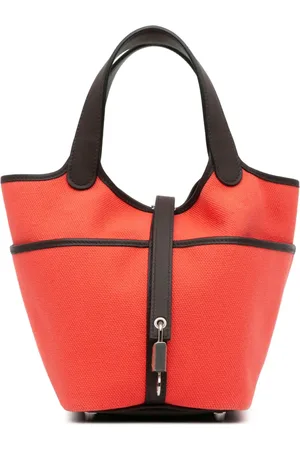 Hermès 2022 Toile Goeland Swift Cargo Picotin Lock 18 handbag