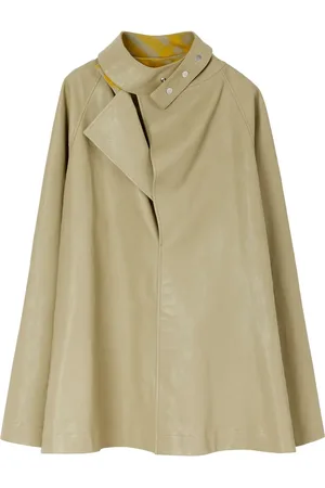 Burberry Puttee-collar leather jacket