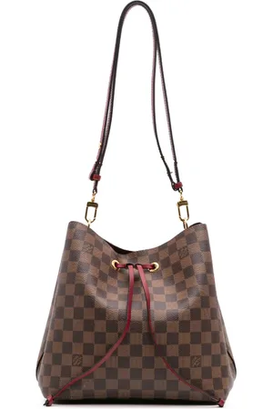 LOUIS VUITTON 2019 Damier Ebene Neonoe bucket bag