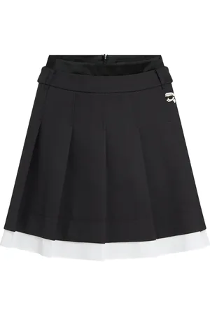 Karl Lagerfeld Ikon pleated mini skirt