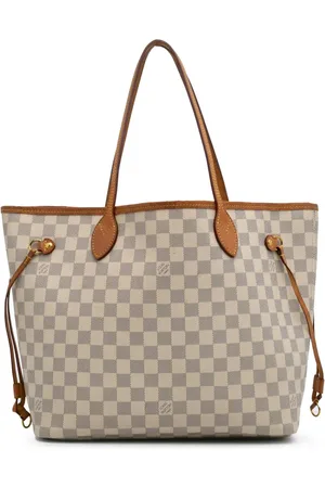 LOUIS VUITTON 2019 Damier Azur Neverfull MM tote bag