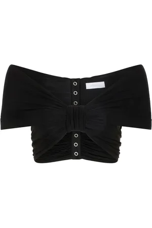 Paco rabanne Off-shoulder draped top