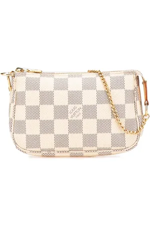 LOUIS VUITTON 2007 Damier Azur Mini Pochette Accessoires handbag