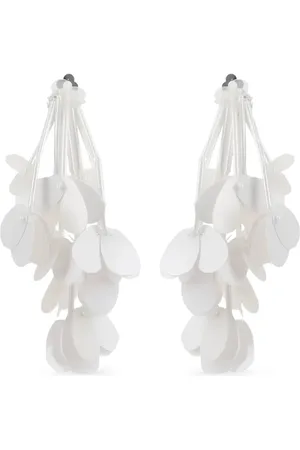 Plan C Sequin fringed clip-on earrings