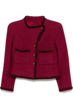 CHANEL 2001 collarless jacket